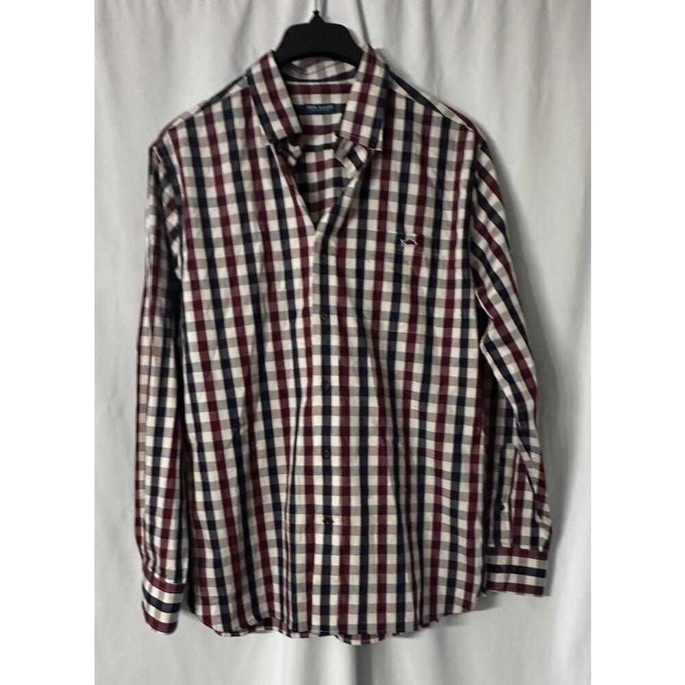 NWT Fish‎ Hippie Solace Collection Mens Long Sleeve Brevard Check Gale Shirt L